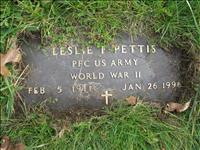 Pettis, Leslie F